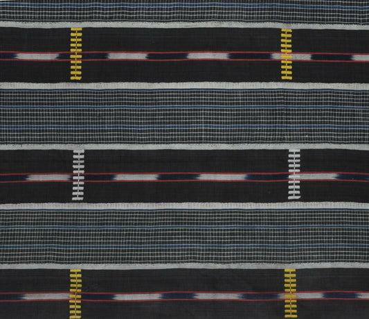 Handwoven Baule Cloth Woman‑Size – Vintage Ivory Coast Textile