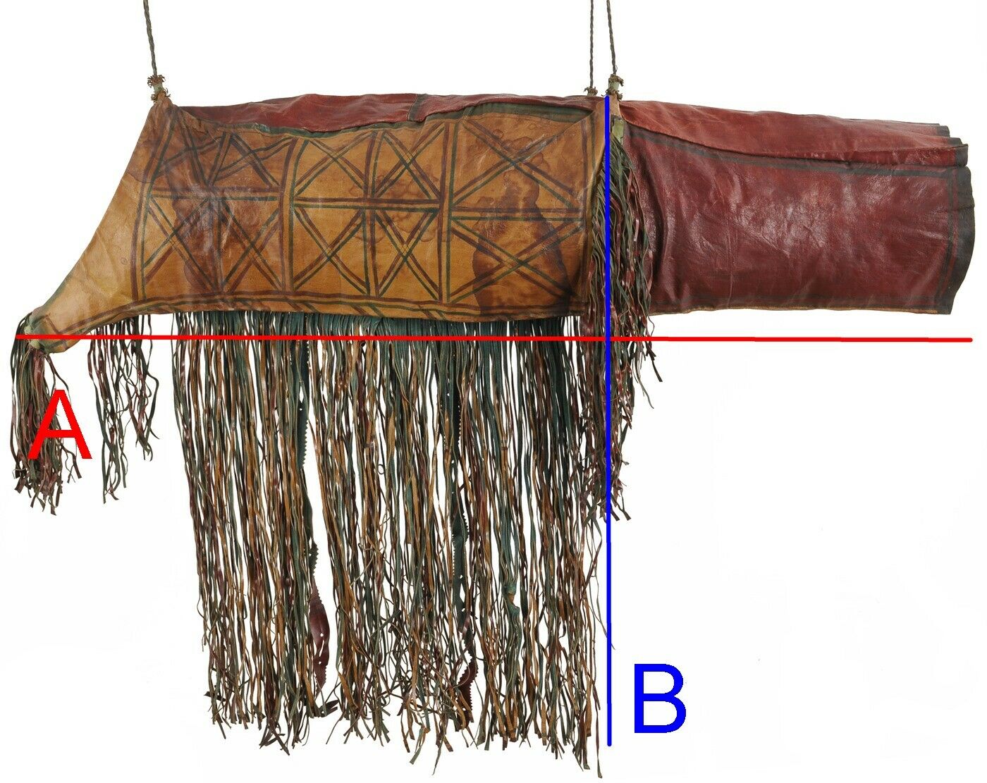 Authentic Tuareg Leather Camel Bag – Ethnic Sahara Nomad Design