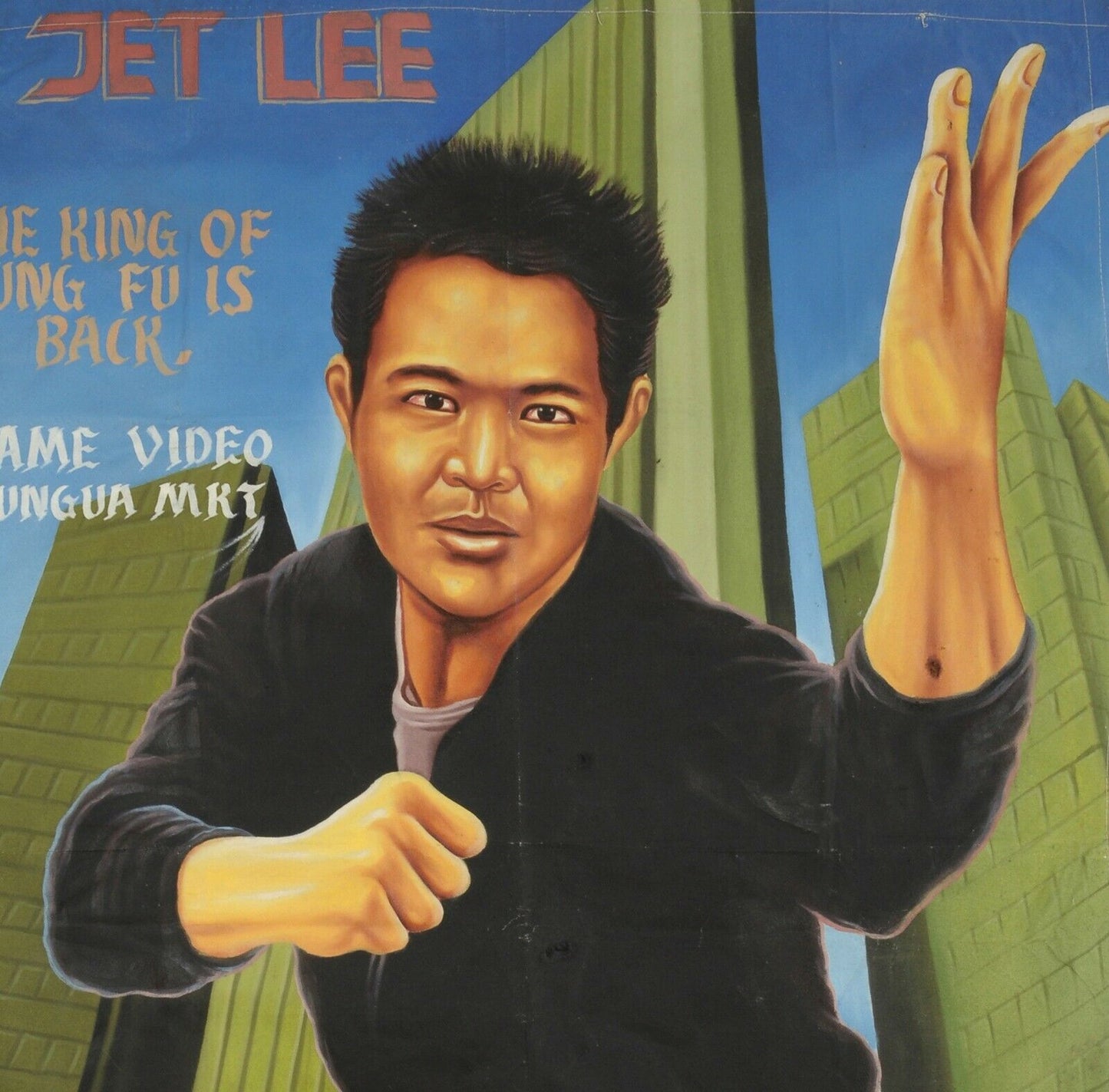 The Master - Martial Arts | Original Ghanaian Hand-Painted Poster - alternate view