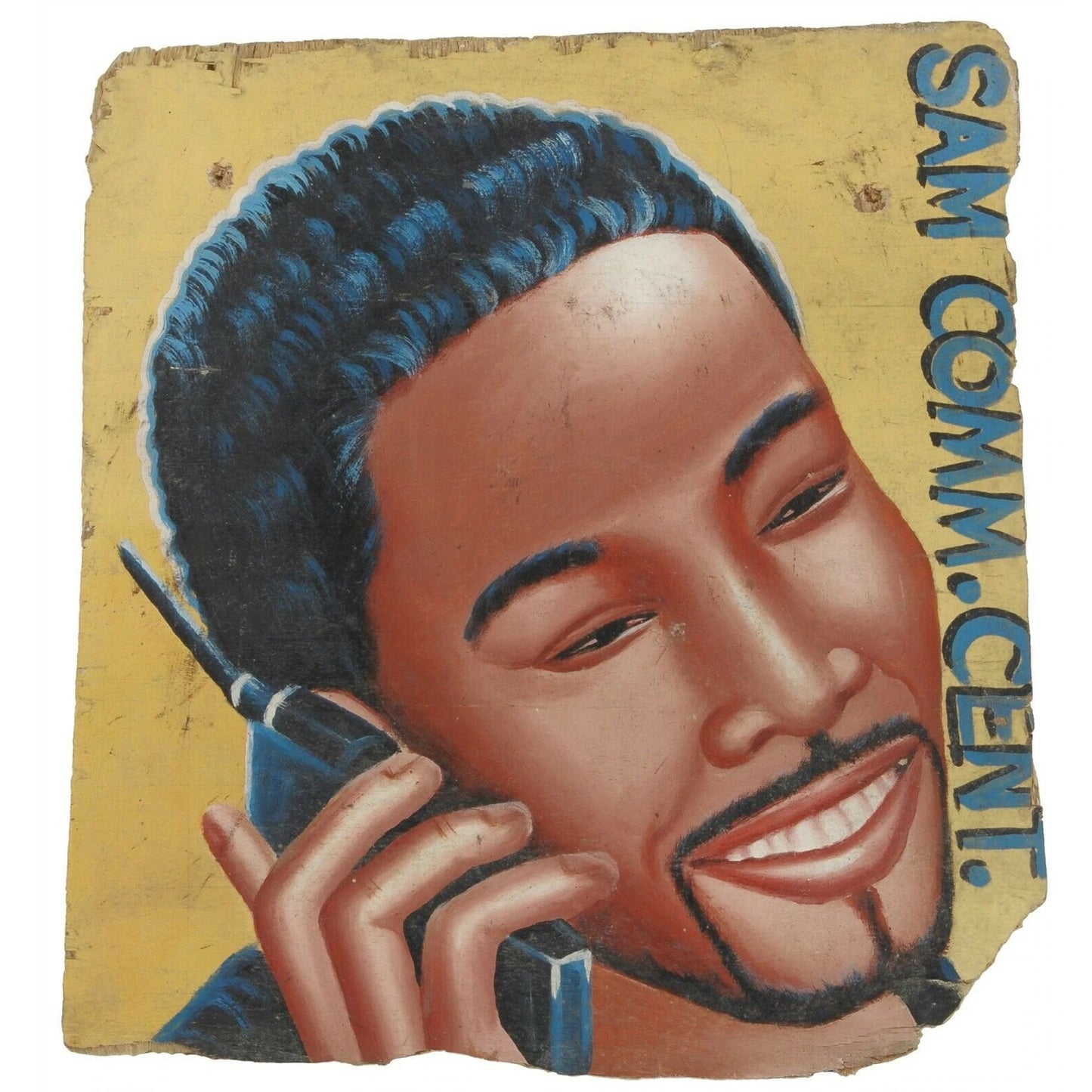 Vintage Ghana Telecom Sign – SAM COMMUNICATION CENTER