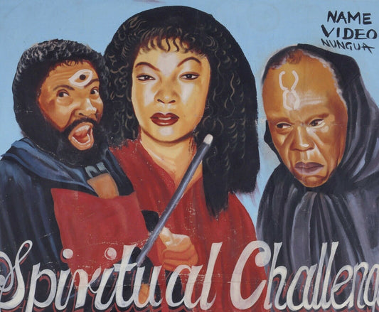 Spiritual Challenge Movie Poster - Authentic Hand-Painted Art - alternate view