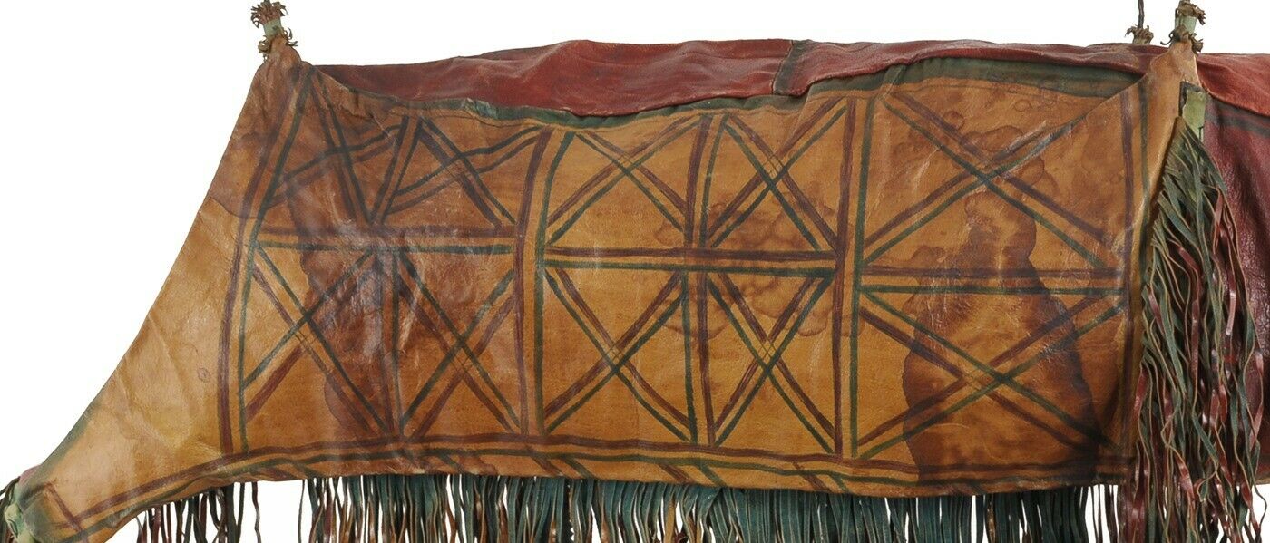 Authentic Tuareg Leather Camel Bag – Ethnic Sahara Nomad Design