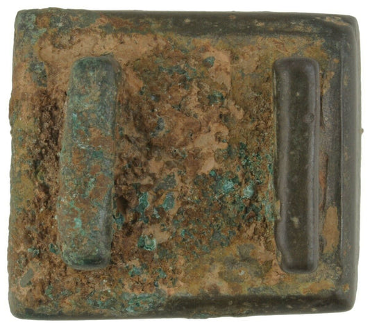 Antique Akan Brass Goldweight – Geometric Lost Wax Casting (1800s)