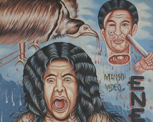 Enemy Within Movie Poster | Hand-Painted African Cinema Art From Ghana - alternate view