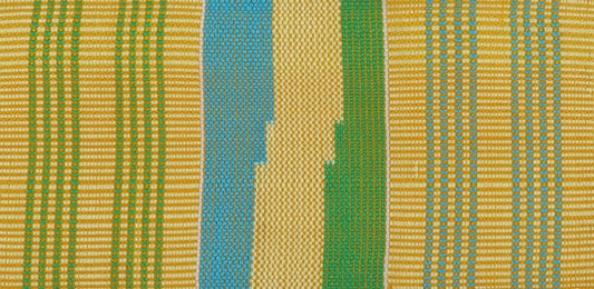 Exclusive Handwoven Ashanti Kente Scarf - Authentic Ghanaian Heritage - alternate view