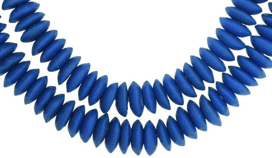 Authentic African Krobo Glass Beads - 23.5" Strand, 13-14Mm - alternate view