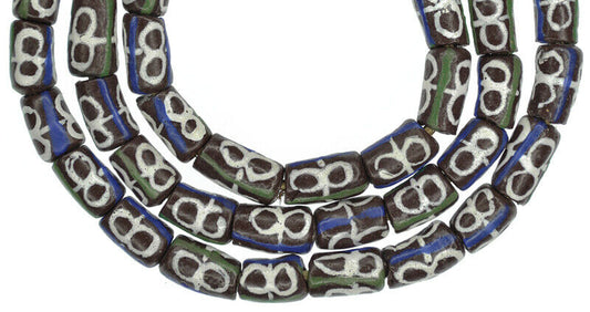 Vibrant African Trade Beads - Fancy Glass Beads From Ghana - alternate view