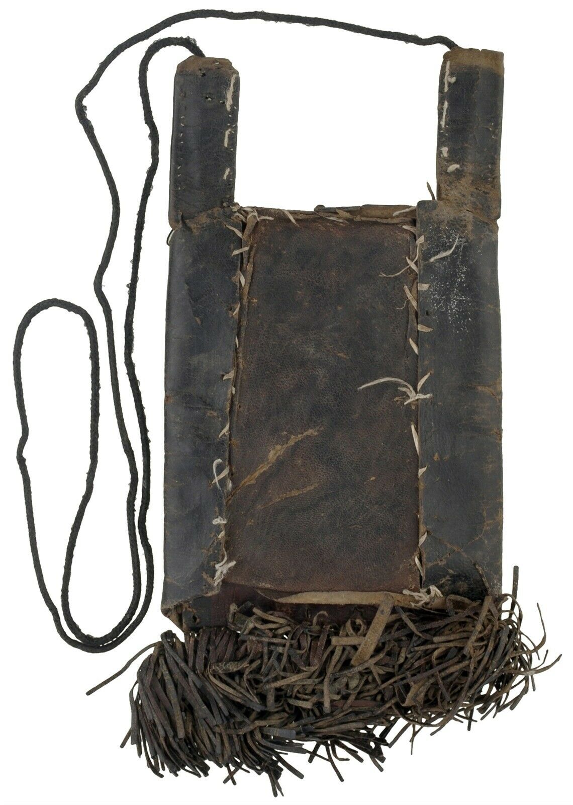 Authentic OLD Tuareg Leather Purse – Sahara Nomad Ethnic Wallet