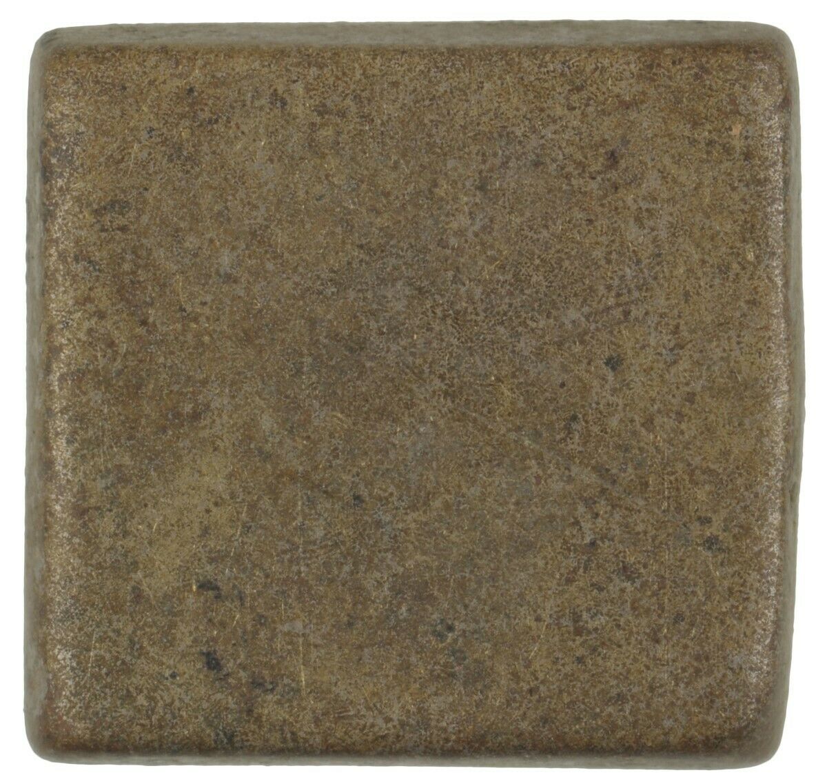 Antique Akan Brass Goldweight – Geometric Lost Wax Artifact