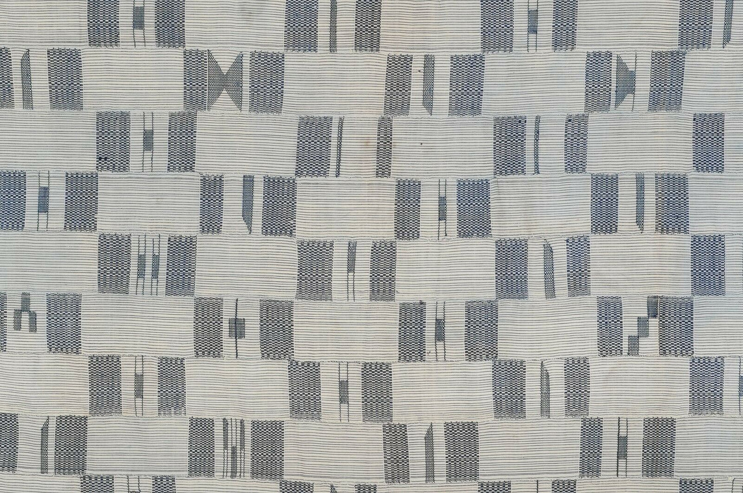 African Kente Hand Woven Cloth Ashanti Asante Akan Home Decoration Textile Ghana - fine detail view