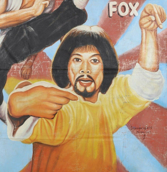 Eagle Vs Silver Fox: Authentic Ghanaian Martial Arts Movie Poster - alternate view