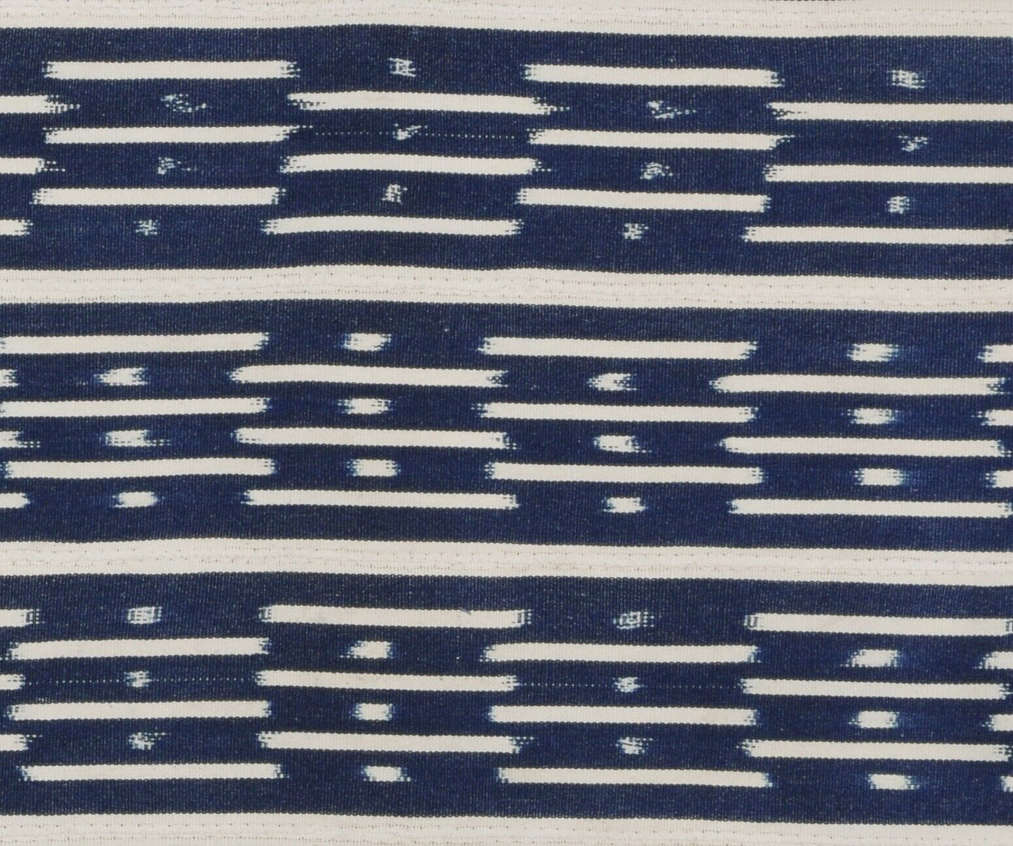 Handwoven Cloth Textile African Ivory Coast Ethnic Baule Interior Design Art - close-up