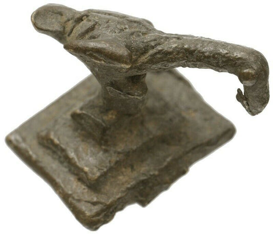 Antique Ashanti Bird Brass Goldweight – 1800s Lost Wax Ghana