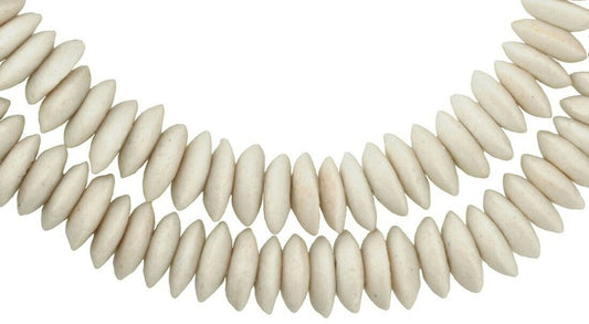 Handmade 24" Krobo Recycled Glass Beads - 14-15Mm - alternate view