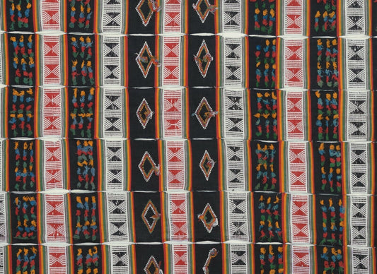 Old African Djerma Niger Handwoven Cloth Blanket Tuareg Tent Hanging Ethnic Art - alternate view