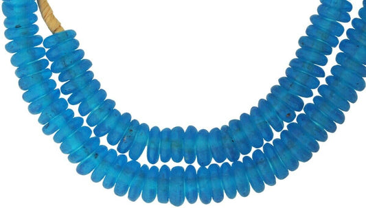 Recycled Glass Beads, African Trade Handmade In Ghana - alternate view