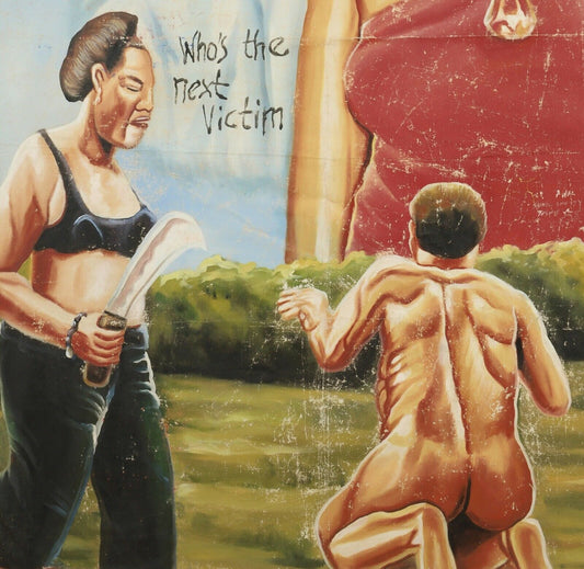 One More Man Movie Poster | Authentic Ghanaian Hand-Painted Art - alternate view