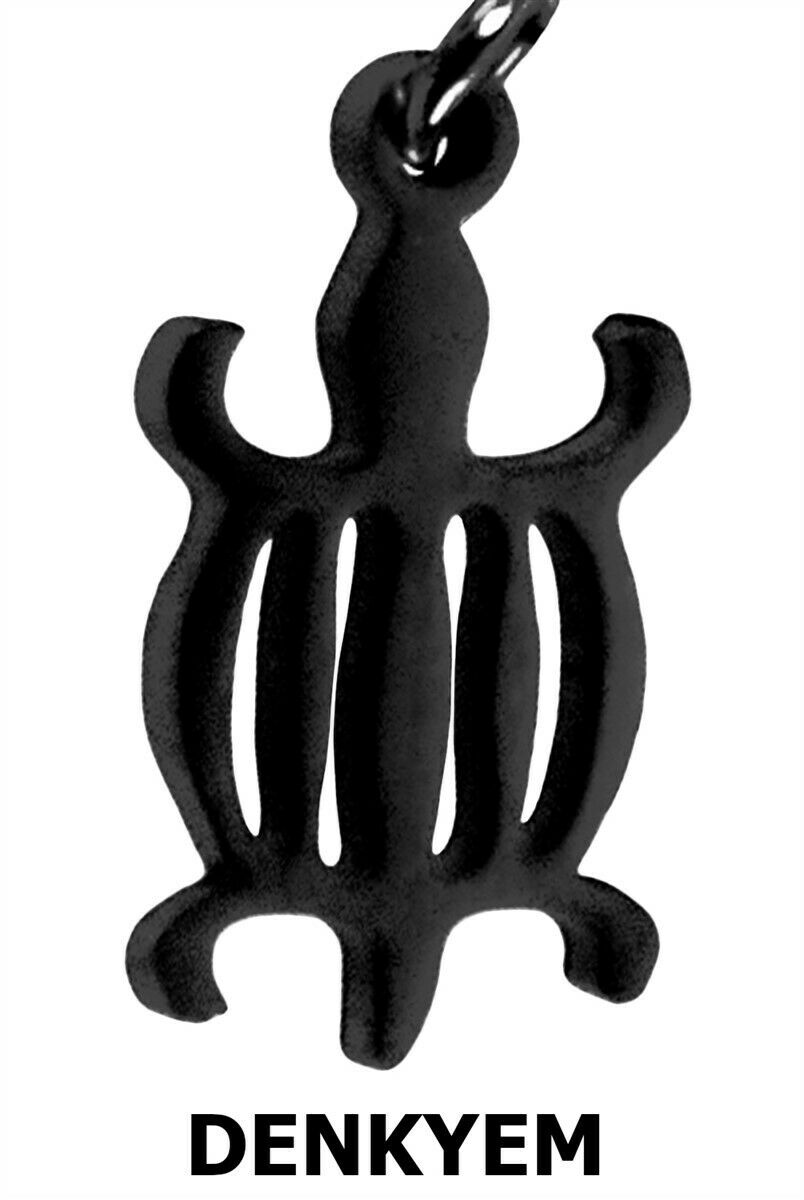 African Adinkra Symbols Stainless Steel Charm Bracelet Adjustable Ghana Jewelry - fine detail view