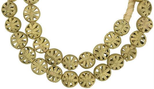 Exquisite Handcrafted African Brass Beads By Tribalgh - alternate view