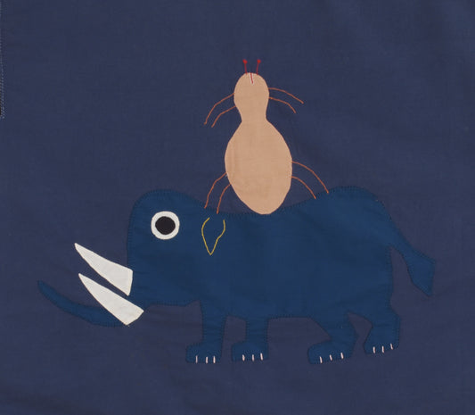 Cape Coast Asafo Frankaa Festival Flag – 64″ × 35″ Authentic