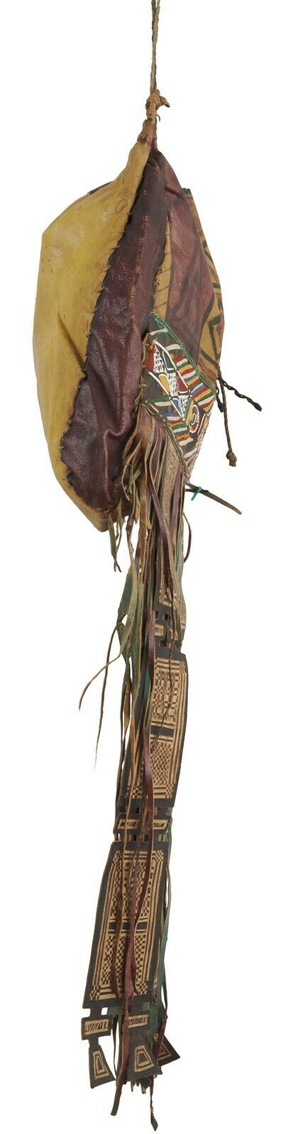 Authentic Old Tuareg Leather Bag – Sahara Nomad Ethnic Decor