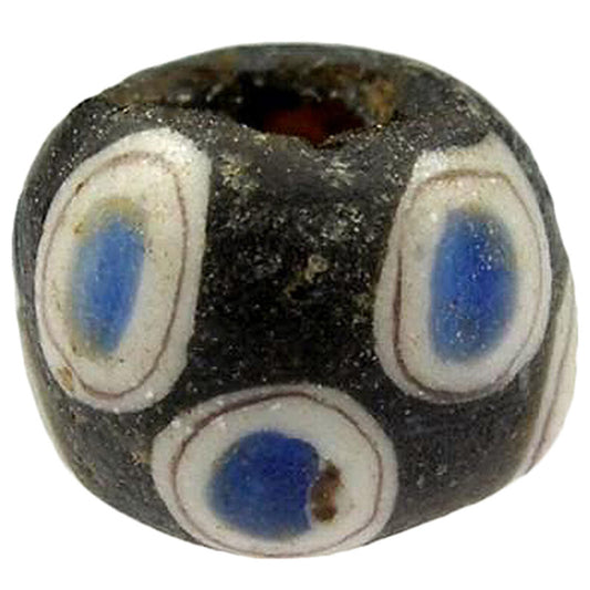 Rare Ancient Mosaic Eye Bead - Fustat, Islamic 1100-1200 Ad - alternate view