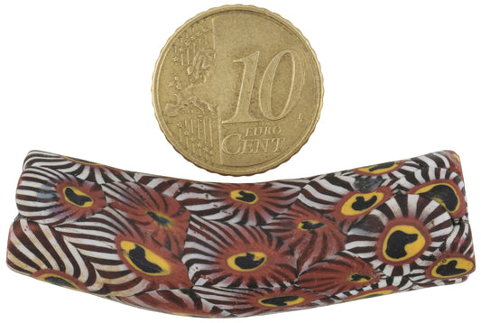 Very Rare Large Antique Murano Bird Venetian Millefiori Mosaic Trade Bead - alternate view