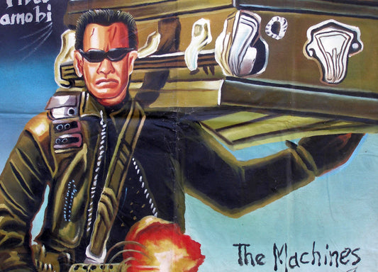 Terminator 3 Movie Poster - Hand-Painted In Ghana | Armahsco Art - alternate view