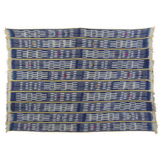 Elegant Vintage Baule Cloth From Ivory Coast - A Handwoven Legacy Home Decor