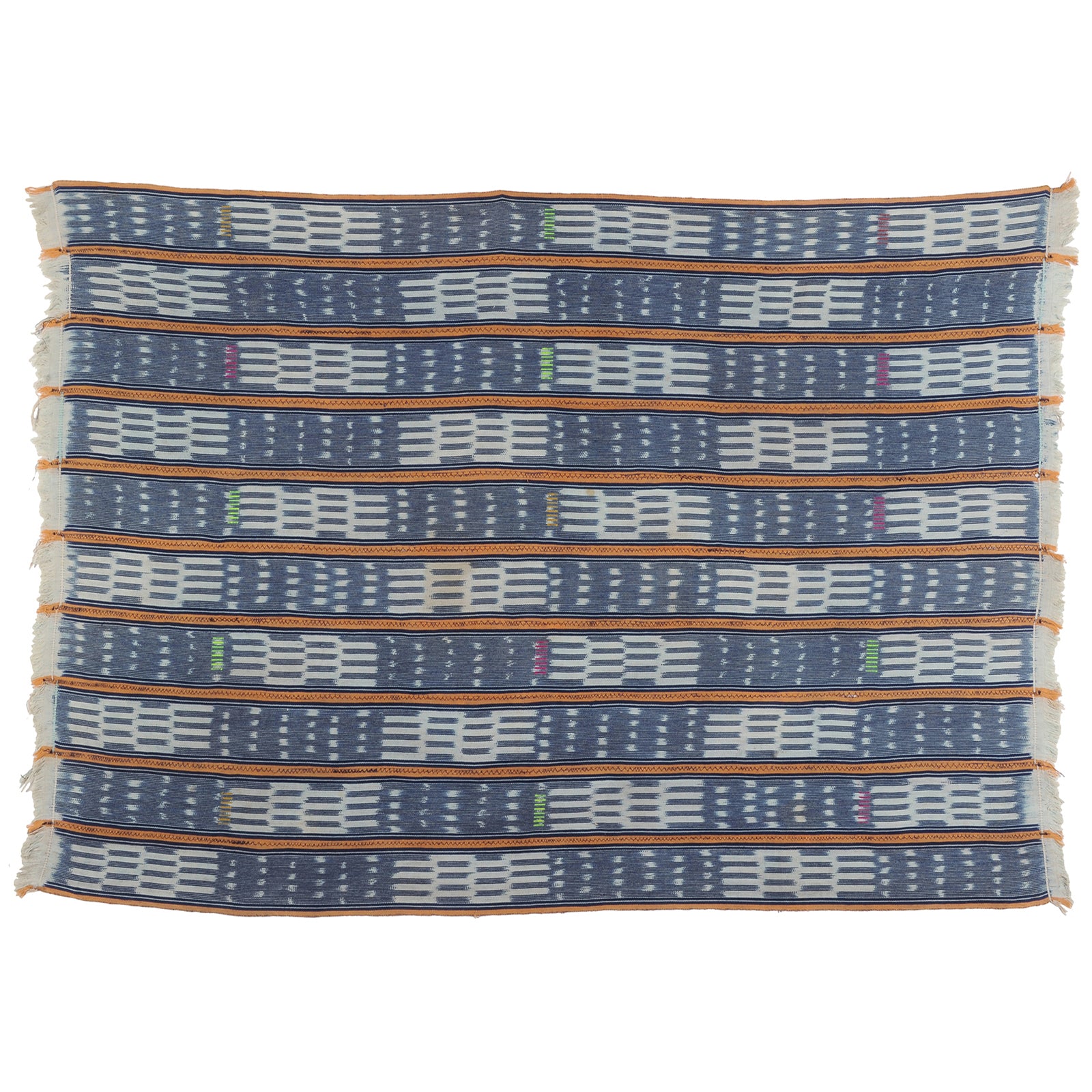 Exquisite Handwoven Baule Cloth – Ivory Coast Heirloom
