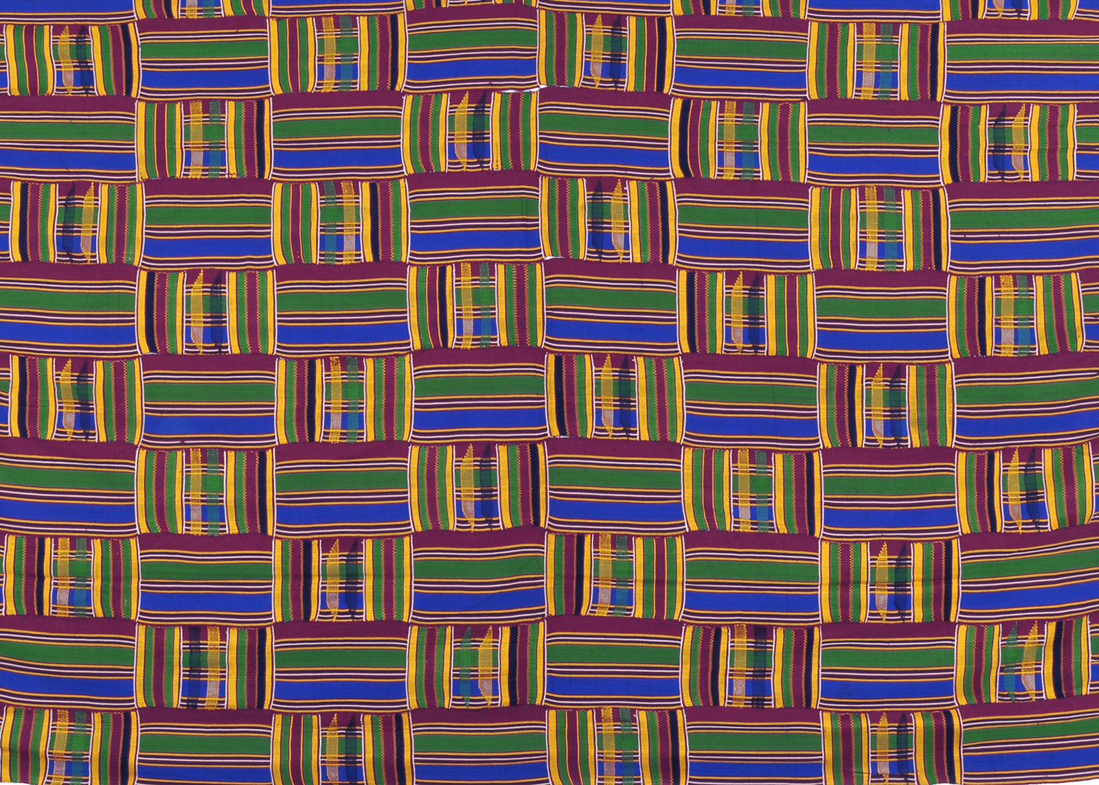Vintage Handwoven Ashanti Kente Cloth – Ghana Pride 1970s