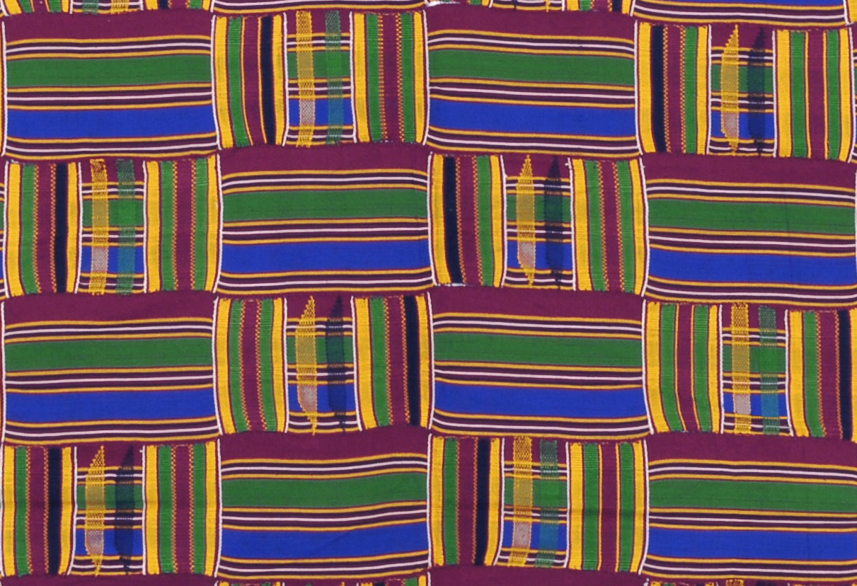 Vintage Handwoven Ashanti Kente Cloth – Ghana Pride 1970s