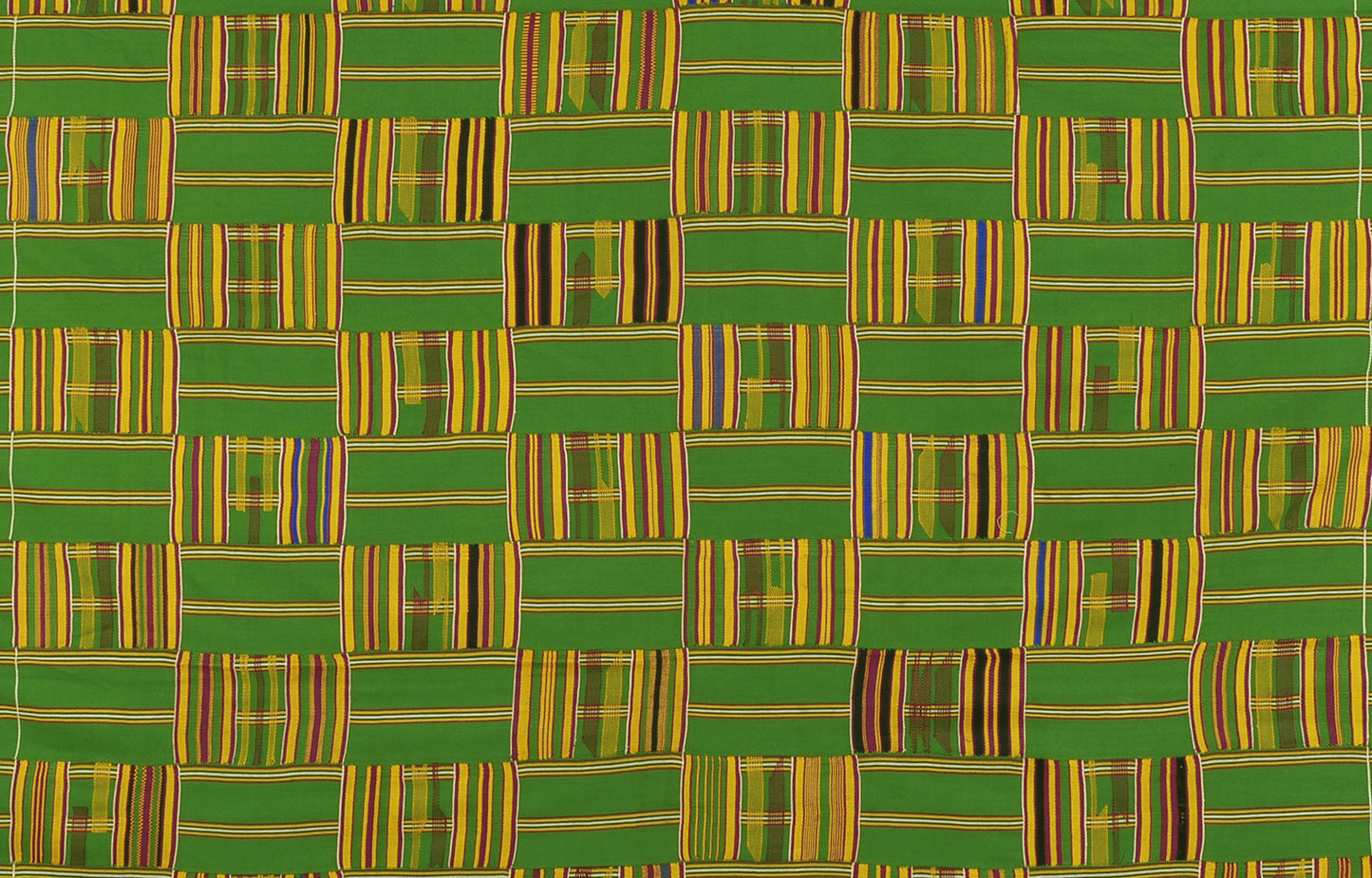 Authentic 1970S Ashanti Kente Cloth From Ghana - A Legacy Of Weaving Excellence - alternate view