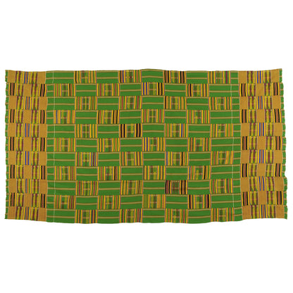 Authentic 1970S Ashanti Kente Cloth From Ghana - A Legacy Of Weaving Excellence