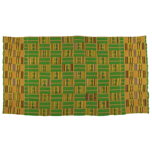 Authentic 1970S Ashanti Kente Cloth From Ghana - A Legacy Of Weaving Excellence