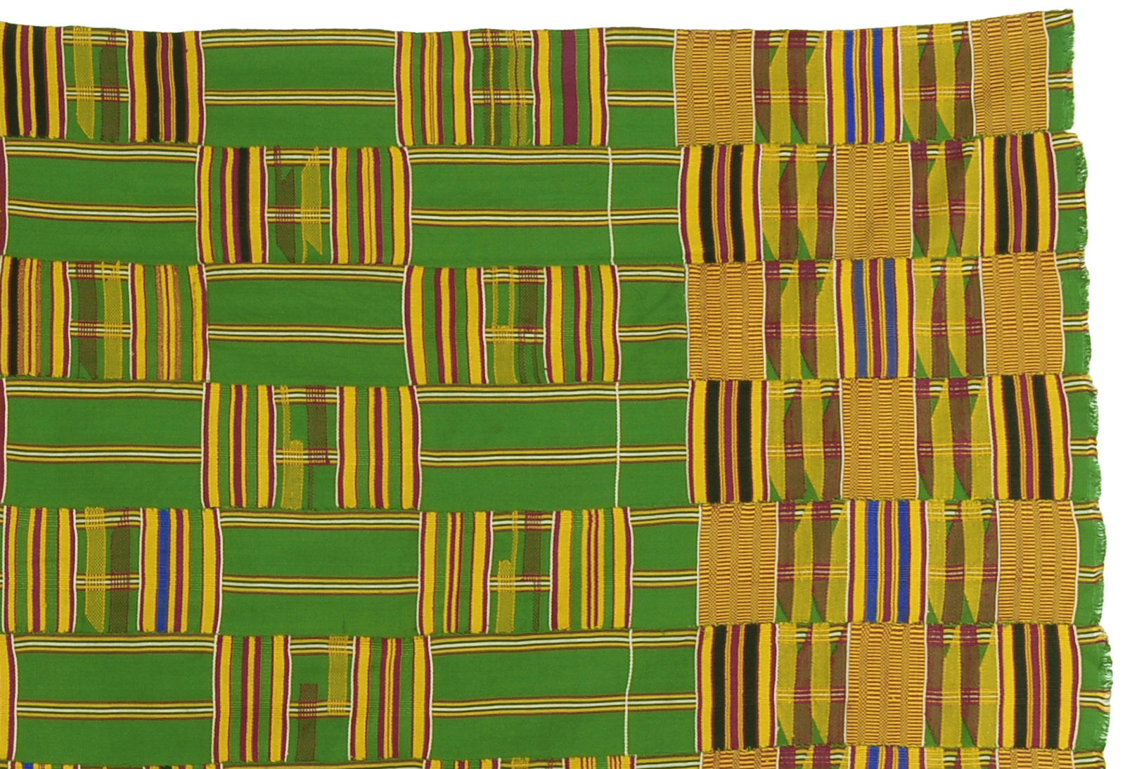 Authentic 1970S Ashanti Kente Cloth From Ghana - A Legacy Of Weaving Excellence - product focus