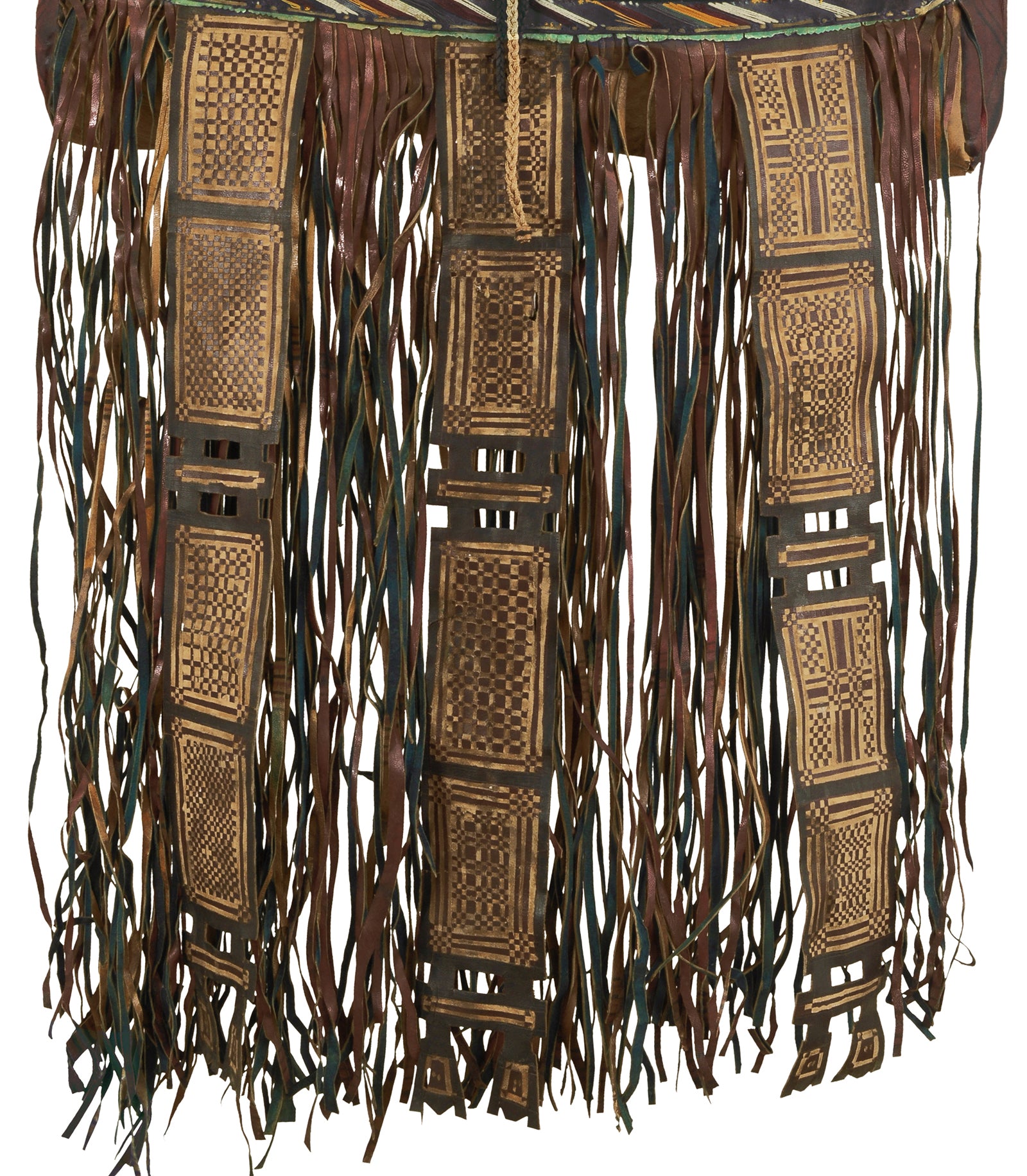 Vintage Tuareg Leather Bag – Sahara Nomad Ethnic Aged Leather Carryall