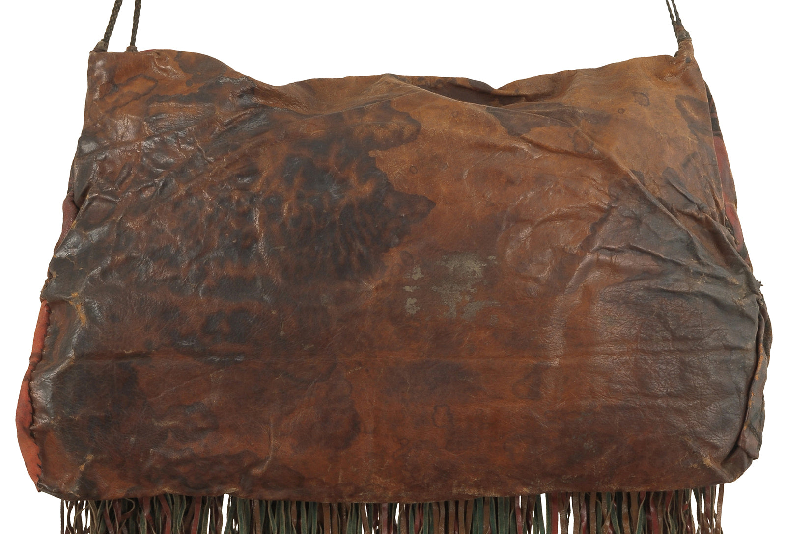 Authentic Vintage Tuareg Leather Bag – Sahara Nomad Ethnic Art