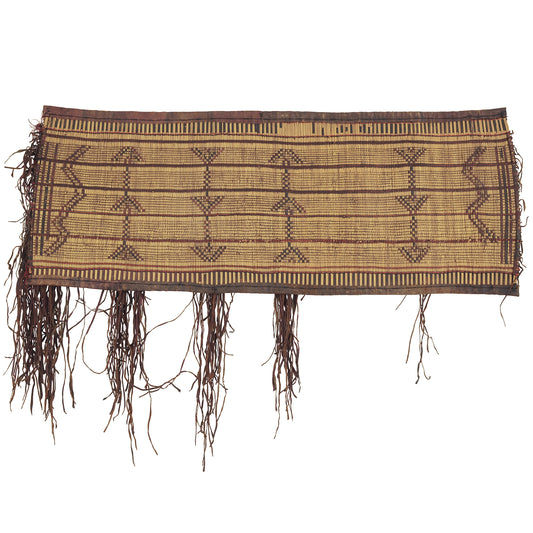 Authentic Tuareg Straw Mat From Niger - A Cultural African Artifact From Sahara
