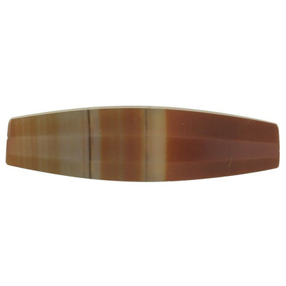 African Trade Bead Faceted Banded Agate Old Stone Bead Idar Oberstein 