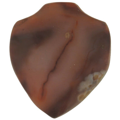 Antique Carnelian/Agate Trade Bead Pendant – Large 44×38×14 mm from Cambay