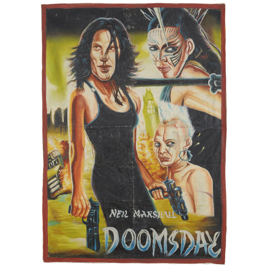 Doomsday - Authentic Hand-Painted Movie Poster From Ghana