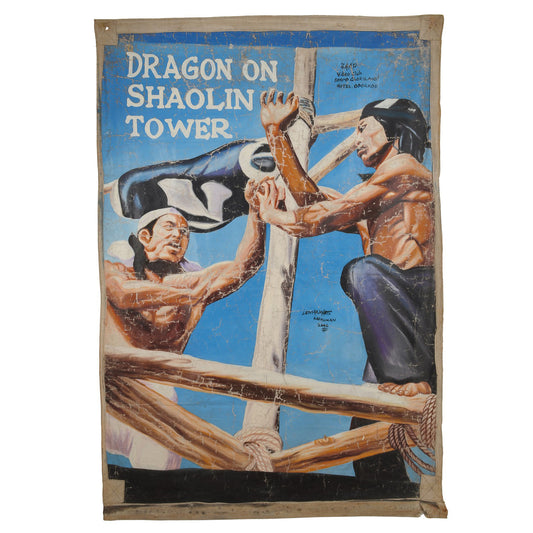 Dragon On The Shaolin Tower Movie Poster | Ghana Art