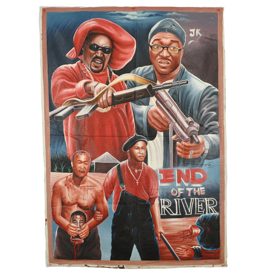 End Of The River Movie Poster - Hand-Painted Ghana Art