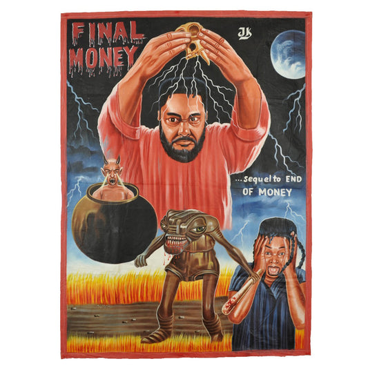Final Money Movie Poster - Hand-Painted Art From Ghana
