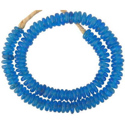 Authentic Krobo Recycled Glass Beads, Ghana, African Trade Beads