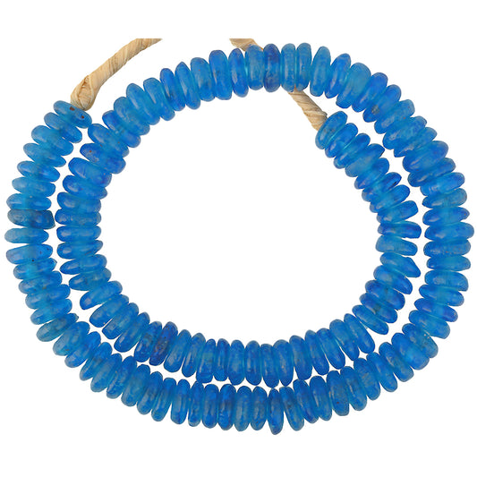 Authentic Krobo Recycled Glass Beads, Ghana, African Trade Beads