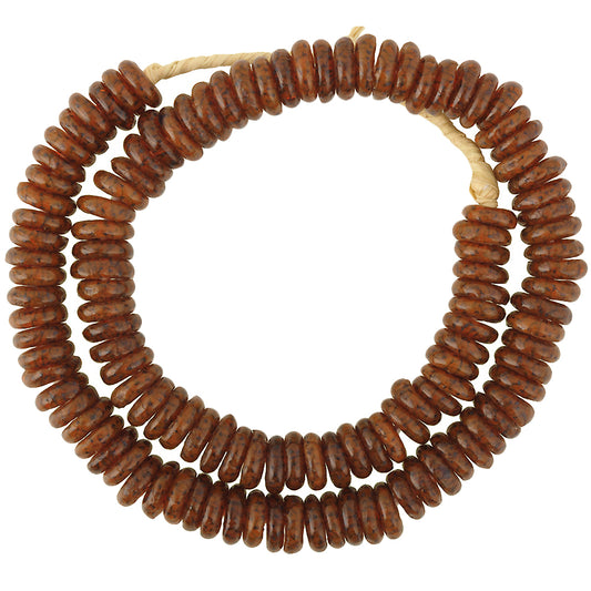 Handmade Ghanaian Krobo Recycled Glass Beads - African Trade Beads