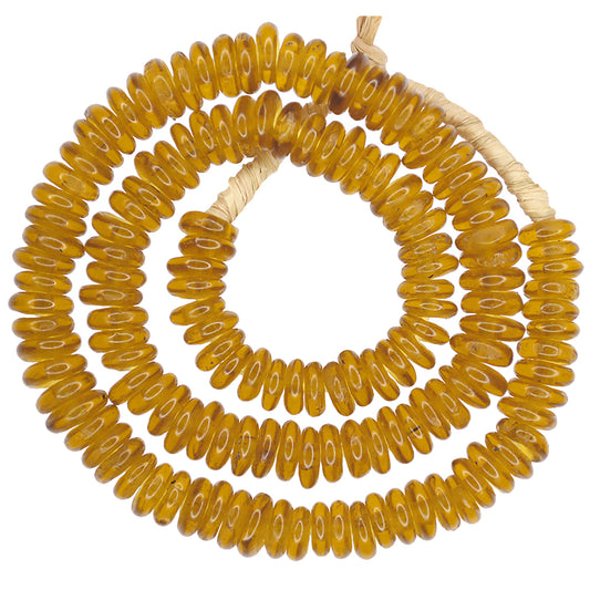 Handmade Ghana Glass Beads, 11-12Mm, African Trade Beads