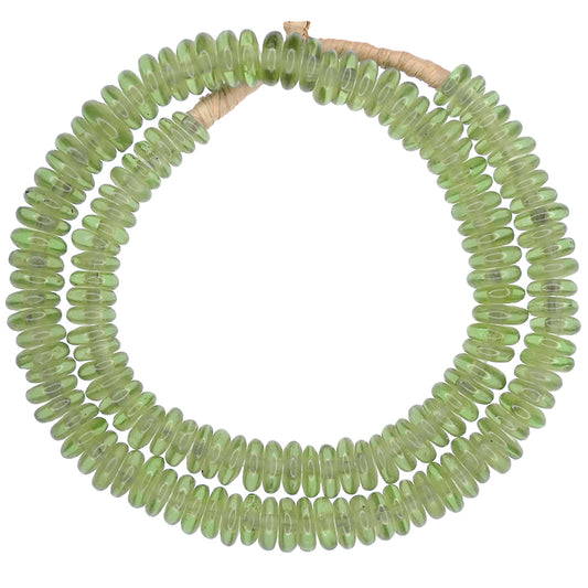 African Trade Beads - Recycled Glass Annular Beads From Ghana